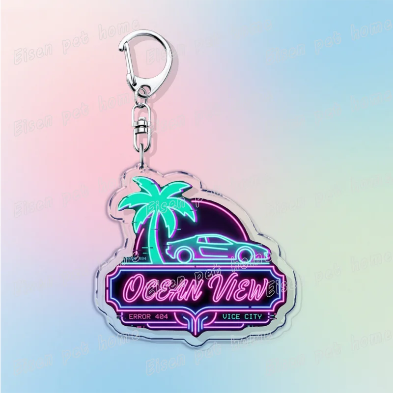 Porte clé V6 CITY KEY + 1 CHANCE DE REMPORTER UN CODE POUR LE JEUX GTA 6