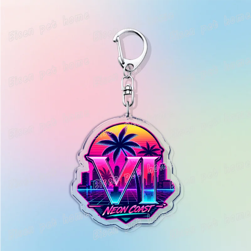 Porte clé V6 CITY KEY + 1 CHANCE DE REMPORTER UN CODE POUR LE JEUX GTA 6