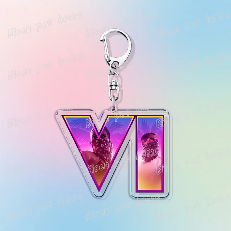 Porte clé V6 CITY KEY + 1 CHANCE DE REMPORTER UN CODE POUR LE JEUX GTA 6