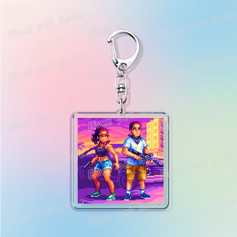 Porte clé V6 CITY KEY + 1 CHANCE DE REMPORTER UN CODE POUR LE JEUX GTA 6